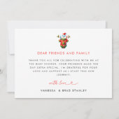 Activiteiten in de omgeving van Red Holly Christma Bedankkaart (Achterkant)