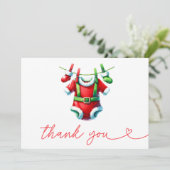 Activiteiten in de omgeving van Red Holly Christma Bedankkaart (Staand voorkant)