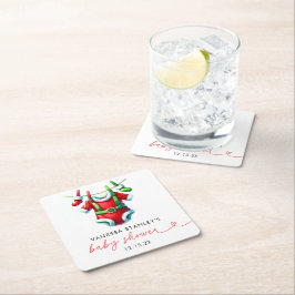 Activiteiten in de omgeving van Red Holly Christma Kartonnen Onderzetters