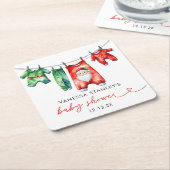 Activiteiten in de omgeving van Red Holly Christma Kartonnen Onderzetters (Schuin)