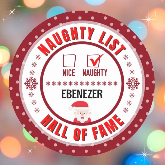 Activiteiten in de omgeving van Red Naughty or Nic Ronde Sticker