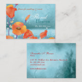 Activiteiten in de omgeving van Red Poppy Rustic T Visitekaartje (Voorkant / Achterkant)