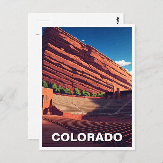 Activiteiten in de omgeving van Red Rocks Amphithe Briefkaart (Voorkant / Achterkant)