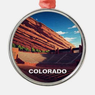 Activiteiten in de omgeving van Red Rocks Amphithe Metalen Ornament