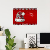 Activiteiten in de omgeving van Red Santa Hat Holi Poster (Thuiskantoor)