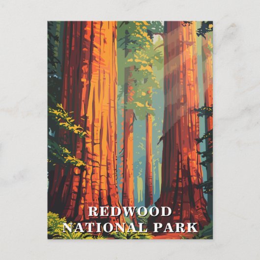 Activiteiten in de omgeving van Redwood National P Briefkaart (Voorkant)