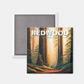 Activiteiten in de omgeving van Redwood National P Magneet (Voorkant / Achterkant)