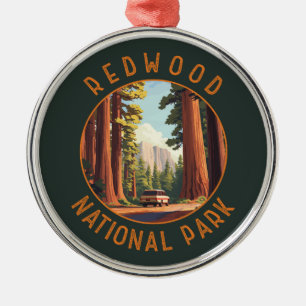Activiteiten in de omgeving van Redwood National P Metalen Ornament