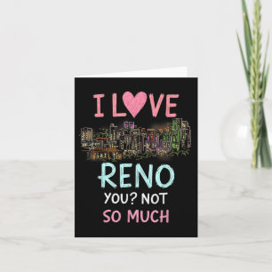 Activiteiten in de omgeving van Reno Nevada Night Kaart