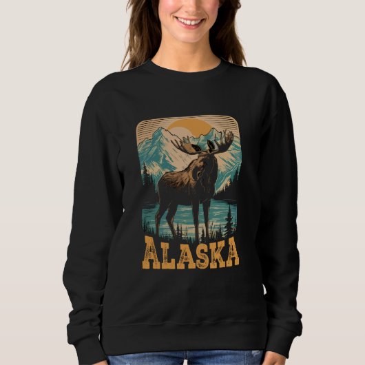 Activiteiten in de omgeving van Retro Alaska State Trui (Voorkant)