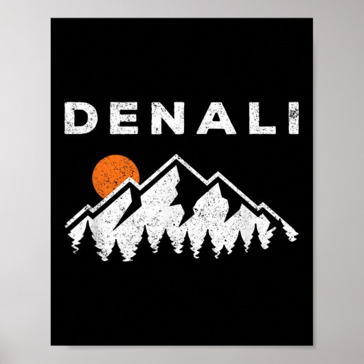 Activiteiten in de omgeving van Retro Denali Natio Poster (Voorkant)