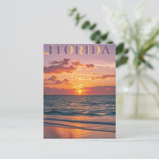 Activiteiten in de omgeving van Retro Florida Beac Briefkaart (Staand voorkant)