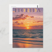 Activiteiten in de omgeving van Retro Florida Beac Briefkaart (Voorkant / Achterkant)