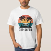 Activiteiten in de omgeving van Retro Gulf of Amer T-shirt (Voorkant)