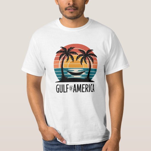 Activiteiten in de omgeving van Retro Gulf of Amer T-shirt (Voorkant)