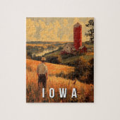 Activiteiten in de omgeving van Retro Iowa Patriot Legpuzzel (Verticaal)