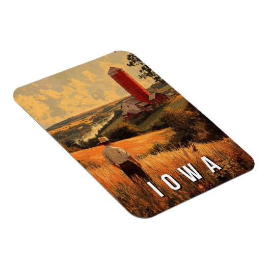 Activiteiten in de omgeving van Retro Iowa Patriot Magneet (Rechterzijde)