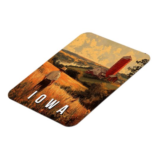 Activiteiten in de omgeving van Retro Iowa Patriot Magneet (Linkerzijde)