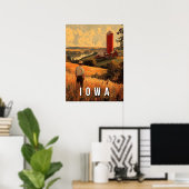 Activiteiten in de omgeving van Retro Iowa Patriot Poster (Thuiskantoor)