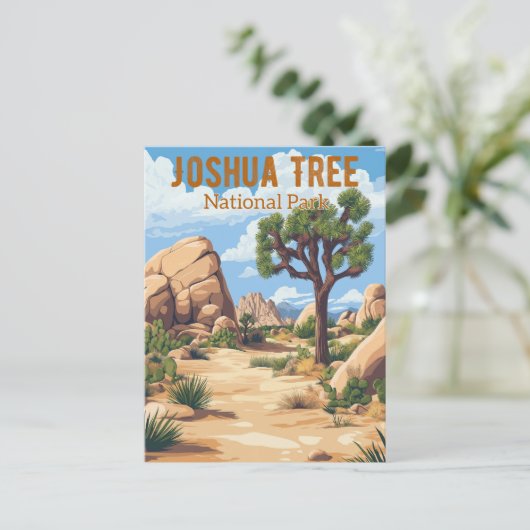 Activiteiten in de omgeving van Retro Joshua Tree  Briefkaart (Staand voorkant)