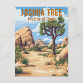 Activiteiten in de omgeving van Retro Joshua Tree  Briefkaart