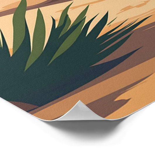 Activiteiten in de omgeving van Retro Joshua Tree Poster (Hoek)