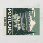 Activiteiten in de omgeving van Retro Portland Ore Briefkaart (Voorkant)