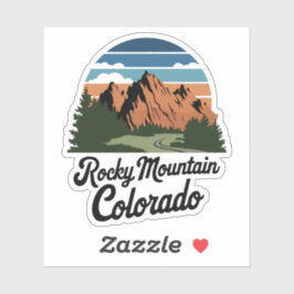 Activiteiten in de omgeving van Retro Rocky Mounta Sticker