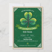 Activiteiten in de omgeving van Retro Shamrock St Kaart (Voorkant)