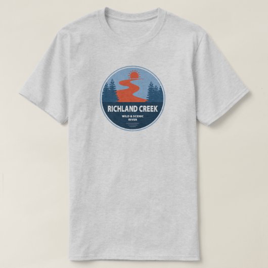 Activiteiten in de omgeving van Richland Creek Ark T-shirt (Design voorkant)