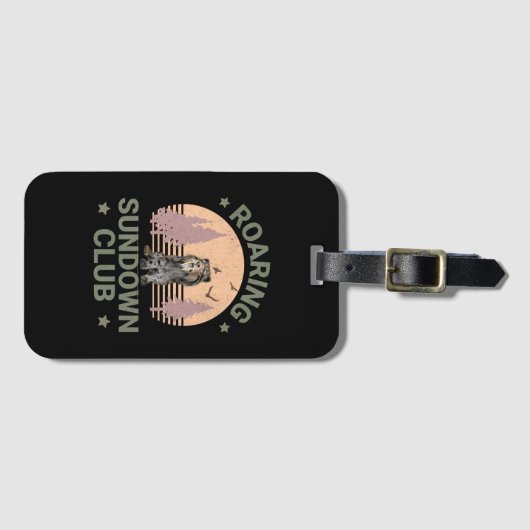 Activiteiten in de omgeving van Roaring Sundown Cl Bagagelabel (Voorkant (horizontaal))