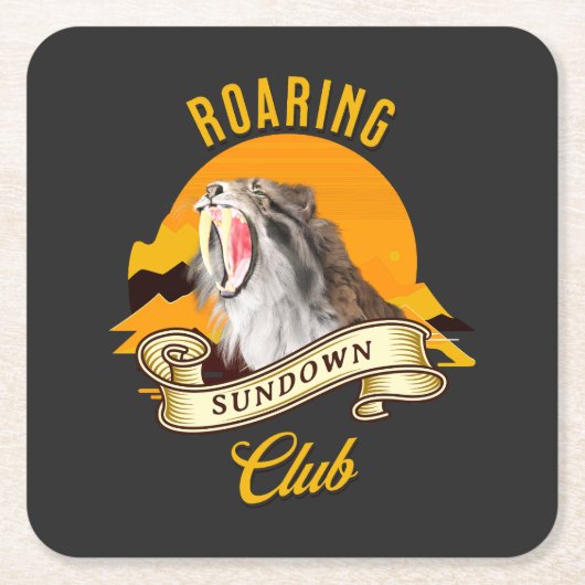 Activiteiten in de omgeving van Roaring Sundown Cl Kartonnen Onderzetters (Voorkant)