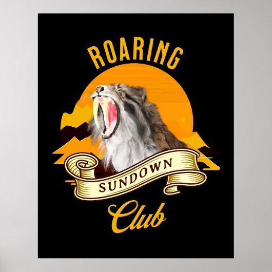 Activiteiten in de omgeving van Roaring Sundown Cl Poster (Voorkant)