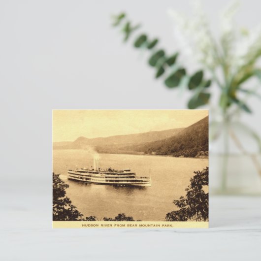 Activiteiten in de omgeving van Robert Fulton Huds Briefkaart (Staand voorkant)