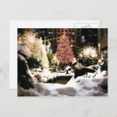 Activiteiten in de omgeving van Rockefeller Center Feestdagenkaart (Voorkant / Achterkant)