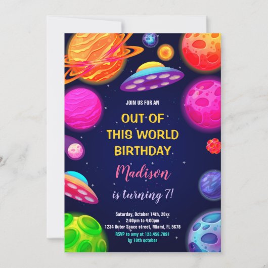 Activiteiten in de omgeving van Rocket, Planets &  Kaart (Voorkant)