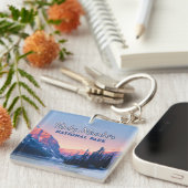 Activiteiten in de omgeving van Rocky Mountain Nat Sleutelhanger (Voorkant Rechts)