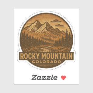 Activiteiten in de omgeving van Rocky Mountain Nat Sticker