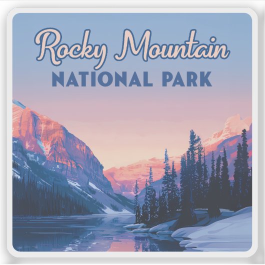 Activiteiten in de omgeving van Rocky Mountain Nat Sticker (Voorkant)