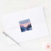 Activiteiten in de omgeving van Rocky Mountain Nat Vierkante Sticker (Envelop)