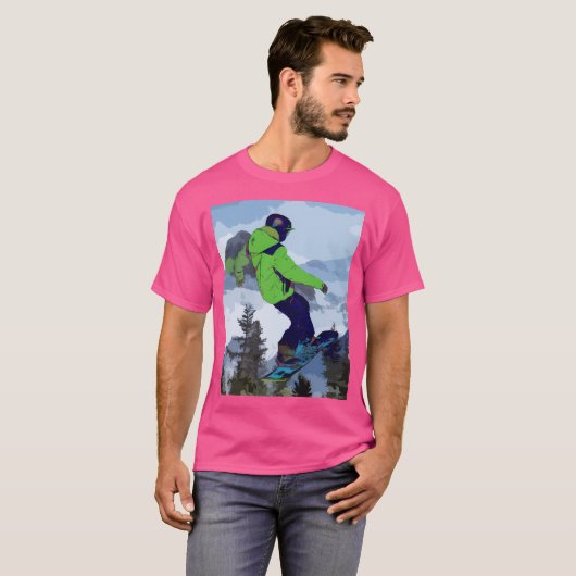 Activiteiten in de omgeving van Rocky Mountain Sno T-shirt (Voorkant volledig)