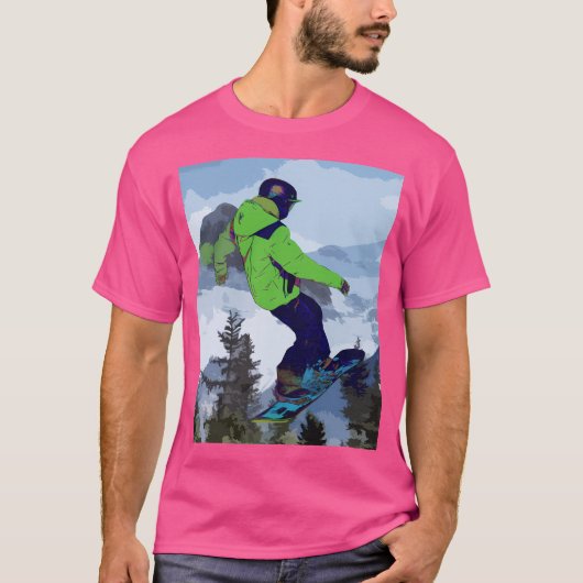 Activiteiten in de omgeving van Rocky Mountain Sno T-shirt (Voorkant)