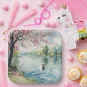 Activiteiten in de omgeving van Romantic Swans Lak Papieren Bordje (Feest)