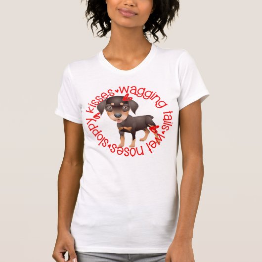 Activiteiten in de omgeving van Rottweiler Sloppy  T-shirt (Voorkant)