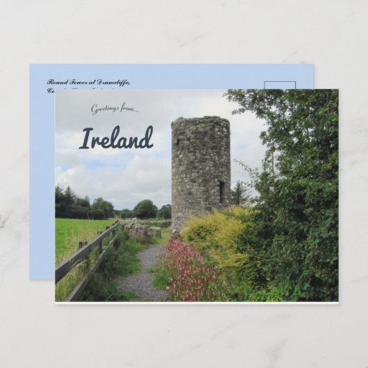 Activiteiten in de omgeving van Round Tower at Dru Briefkaart (Voorkant / Achterkant)