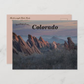 Activiteiten in de omgeving van Roxborough State P Briefkaart (Voorkant / Achterkant)