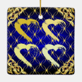 Activiteiten in de omgeving van Royal Blue & Gold Keramisch Ornament (Achterkant)