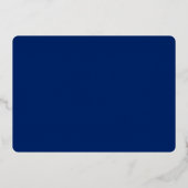 Activiteiten in de omgeving van Royal Blue Wedding Folie Uitnodiging (Achterkant)