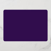 Activiteiten in de omgeving van Royal Paarse Weddi Folie Uitnodiging (Achterkant)