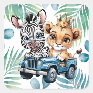 Activiteiten in de omgeving van Royal Safari Ride Vierkante Sticker